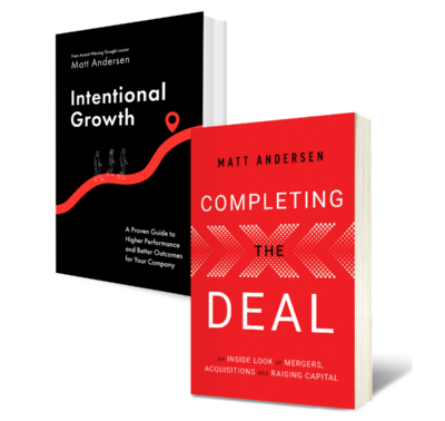 Intentional Growth + Completing the Deal: The Two-Book Set